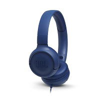 JBL TUNE 500 - Auriculares con diadema con micro - en oreja - cableado - conector de 3,5 mm - azul